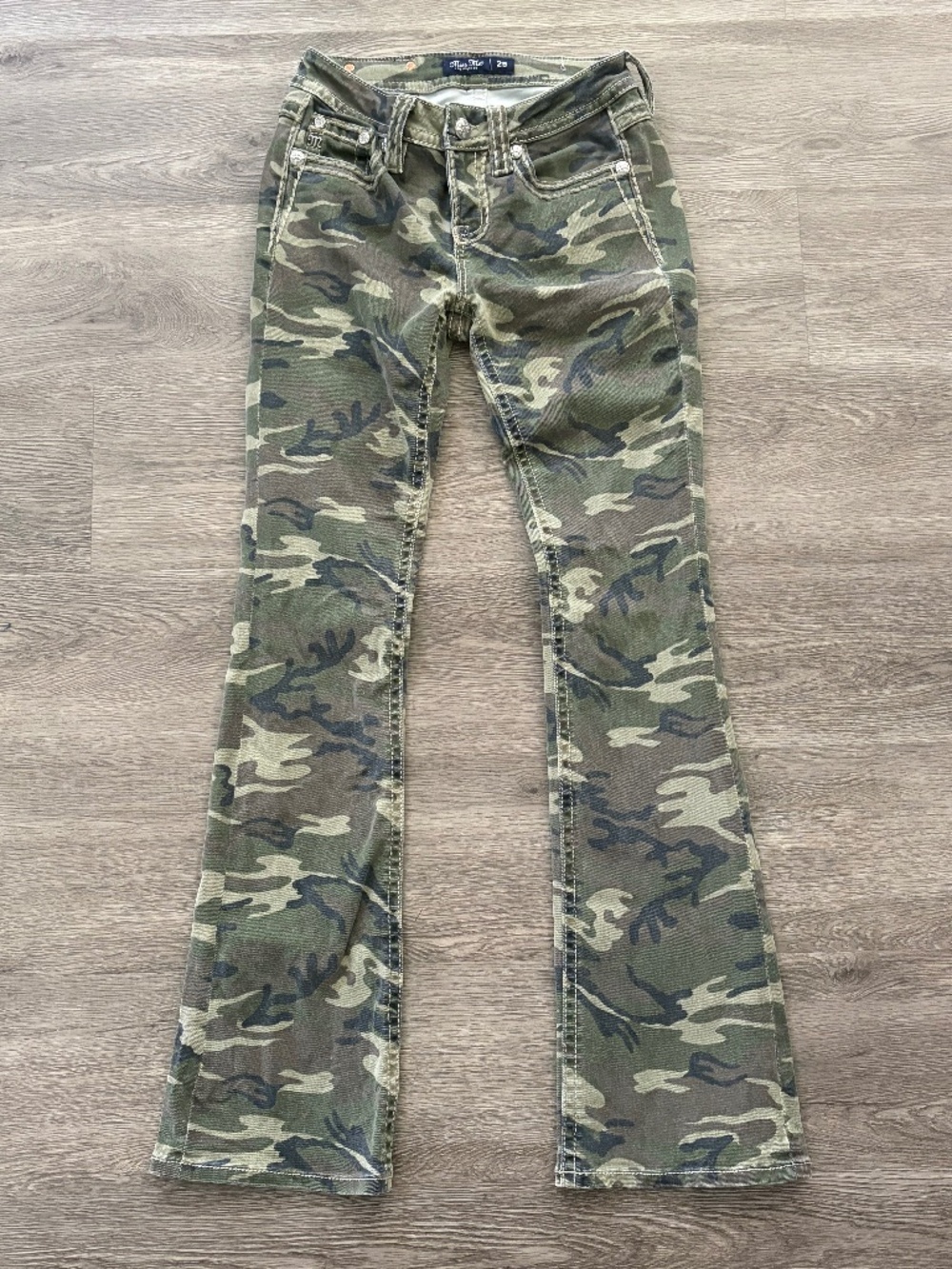 Miss Me Camo Bootcut Jeans 25x34